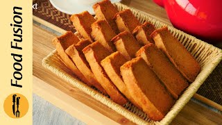 Cake Rusk Recipe By Food Fusion [upl. by Evalyn]