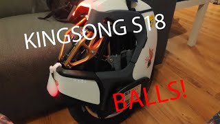 Kingsong S18 Rear Light Clip [upl. by Inanaup]