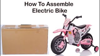 How to assemble kids bike  Unboxing kids bike  How to assemble Dirt bike [upl. by Greenquist326]