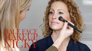 Half Face Makeup for Nicky [upl. by Latimer]