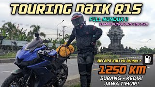 BIAYA KONSUMSI BBM PASCA TOURING NAIK R15  Begini Rasanya TOURING AKHIR TAUN  Video ADB [upl. by Melleta]