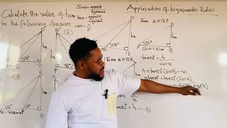 How to apply sincos and tan to solve diagram questions in trigonometry Part 2education maths [upl. by Olim318]