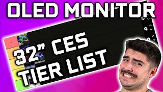 32” CES QD OLED Tier List  MSI ASUS Gigabyte amp Alienware 4K 240Hz Monitors [upl. by Nolyag]