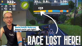 Zwift Race lost in the PEN  Zwift Climb Portal Races  Old La Honda [upl. by Llezo]