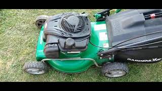 GARDENLINE WEBB SELF PROPELLED PETROL LAWNMOWER WITH GRASS BOX [upl. by Josy]