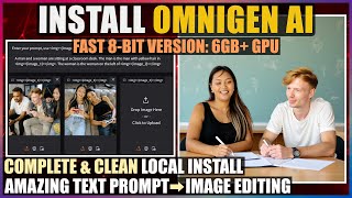 Install OmniGen AI Locally  Fast 8Bit Version 6GB GPU  Amazing Text to Image Editing AI [upl. by Najar]