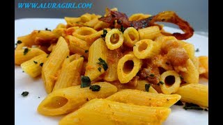 Pasta pomodoro pancetta e philadelphia [upl. by Fulbert749]