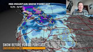 Snow Forecast for MidNovember [upl. by Hgielar]