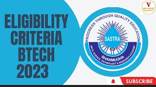 Sastra Admission 2023 eligibility btech no entrance exam Jee [upl. by Eilsew357]