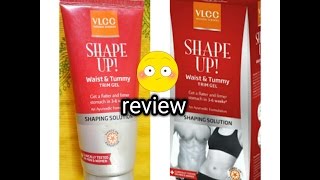 Vlcc Shape up Waist amp Tummy Trim Gel Review [upl. by Inuat532]