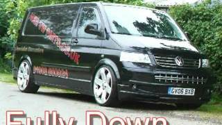 Airride  Driving the VW Transporter T5 on Full Air Suspension [upl. by Thaddeus908]