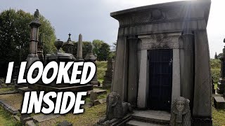 Something knocked from inside this mausoleum  Undercliffe Cemetery Walking Tour  Part 1 [upl. by Herring]