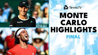 Casper Ruud vs Stefanos Tsitsipas For The Title 🏆  MonteCarlo 2024 Highlights Final [upl. by Jourdain]