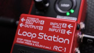 Boss RC1 Loop Station  Cool Grooves Demo [upl. by Ardnahs]