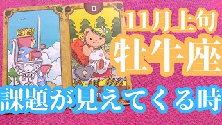 牡牛座 11月上旬 好きな方向に進むと決めた方 いろんな人の意見を聞いてよく考えることで自分の力が出せる環境がみえてくる [upl. by Noda]