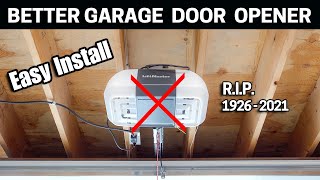 Finally a SILENT Garage Door Opener that locks like a SAFE  RJ0101 [upl. by Marilyn]