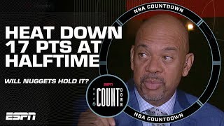 The WORST NIGHTMARE for the Miami Heat  Wilbon 😱 HeatNuggets Game 1 Halftime  NBA Countdown [upl. by Aicinet]