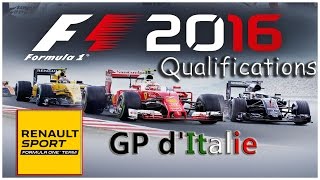 Formule 1 2016  Grand Prix dItalie Qualifications  Renault [upl. by Klotz]