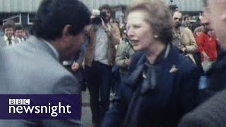 Robert Harris reports on the 1983 general election  Newsnight Archives [upl. by Ayhdiv802]