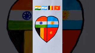 Mera mulk mera desh republic day shorts drawing art video flag tirage [upl. by Ymaj]