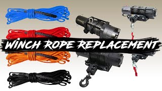 How to replace winch rope on your winch  SuperATV [upl. by Ocinom]