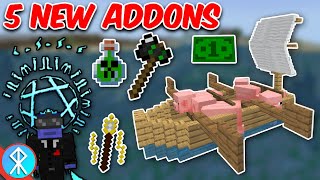 5 NEW ADDONS August 2021 BedrockMCPEXbox Minecraft [upl. by Eissim50]