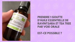 Synergie avec lhuile essentielle de ravintsara et de tea tree [upl. by Newg100]