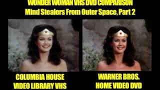 Wonder Woman VHS vs DVD Comparison [upl. by Leamaj979]