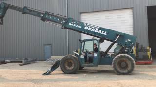 GRADALL 544D10 ALL TERRAIN BOOM REACH FORKLIFT [upl. by Eamanna861]