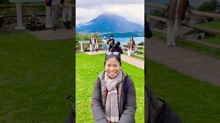 PANORAMIC VIEW at SIGRISWIL travel shortvideo sigriswil switzerland selfie slowmotion [upl. by Beitch]