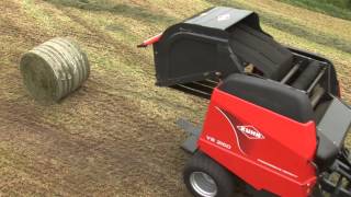 KUHN VBVBP  Round BalerWrapper Combinations In action [upl. by Ahsenrat]