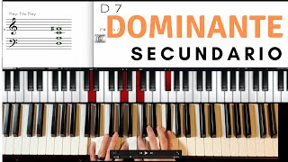 Dominantes Secundarios TUTORIAL piano [upl. by Nevaed534]