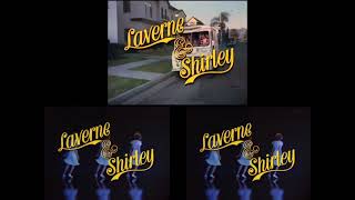 LaverneampShirley Season 8 Intro Comparisons [upl. by Noirred715]