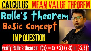 verify Rolle’s theorem for the functions fxx 2x3 in 23verify rolles theoremrolles [upl. by Penrod]