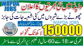 Latest Wapda Jobs 2024  Wapda Paid Internship Program 2024  Today New Govt Jobs 2024 In Wapda [upl. by Anec]