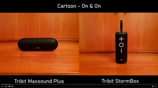 Tribit Maxsound Plus amp Tribit Stormbox  Sound comparison [upl. by Nolram]