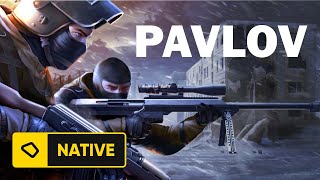 Pavlov VR  bHaptics Native Compatibility Gameplay [upl. by Aerehs47]