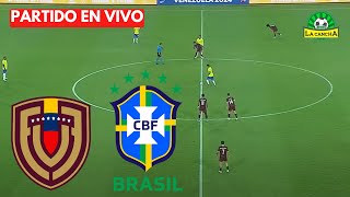 VENEZUELA VS BRASIL  ELIMINATORIAS SUDAMERICANAS  FECHA 11🔴 [upl. by Franciscka650]