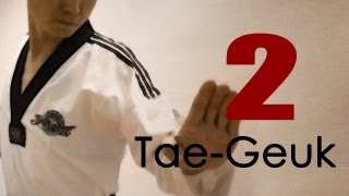 WT Taekwondo poomsae Taegeuk 2 Jang  Explanations  태극 2장  Taekwonwoo [upl. by Kenton]