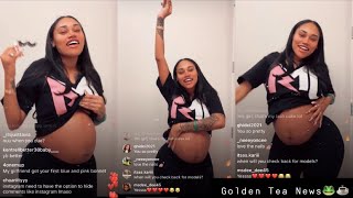 JANIA MESHELL LIVE💗DANCING amp PROMOTING HER BRAND JaniaMeshell Co💕💕 [upl. by Aldo]