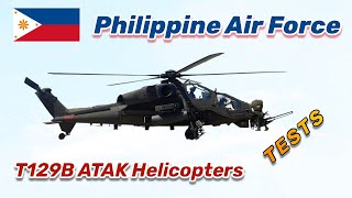 Philippine Air Force Tests its T129B ATAK Helicopters [upl. by Nytsirhc116]