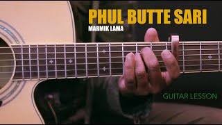 Phul Butte Sari Guitar Lesson by [upl. by Byrdie]