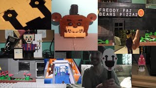 Lego Five Nights At Freddys Compilation [upl. by Rekcut]