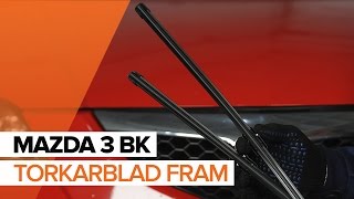 Så byter du torkarblad fram på MAZDA 3 BK GUIDE  AUTODOC [upl. by Dulci315]