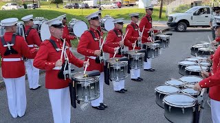 US Marine Drum amp Bugle Corps Percussion Warmup  WAMSB World Championships  July 23 2023 [upl. by Hsirap46]