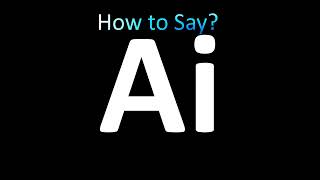 How to Pronounce Ai Bible [upl. by Oizirbaf]