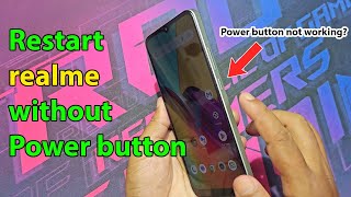 How to restart realme phone without power button [upl. by Heaps]