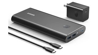 Review Anker PowerCore 26800mAh PD 45W with 60W PD Charger Power Delivery Portable Charger Bundle [upl. by Cirdec]