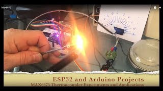 ESP32 and Arduino  MAX6675 Thermocouple Tests and Experiments [upl. by Patrick]