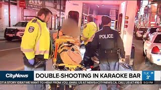 Double shooting in downtown karaoke bar [upl. by Mata]